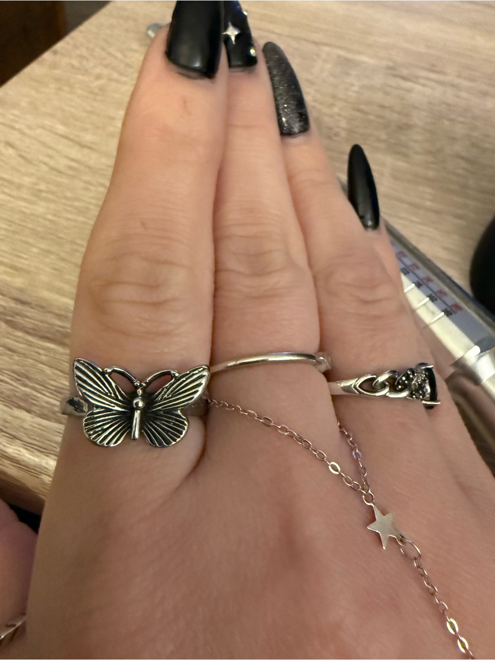 Stainless Steel Butterfly ring - Picture 3 of 3